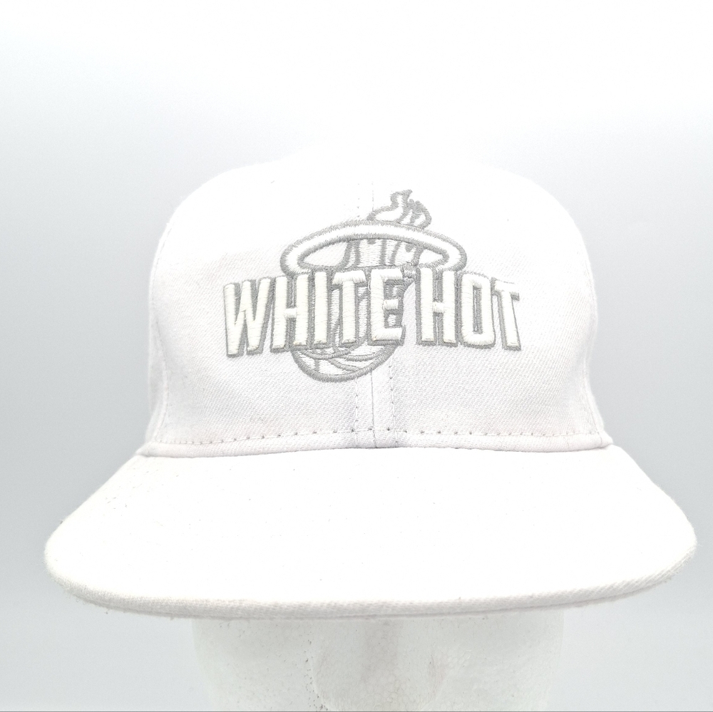 Miami Heat White Hot Men's Classic White Cap New Era